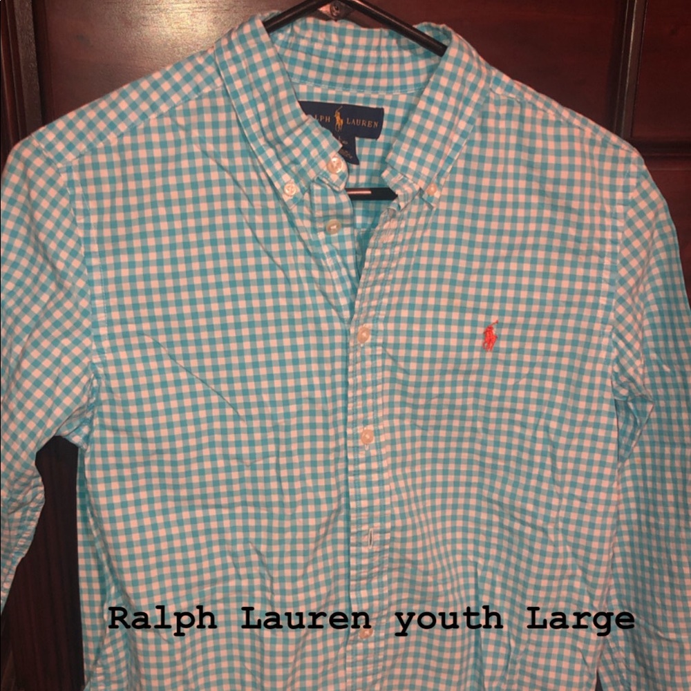 Ralph Lauren boys long sleeve button down
